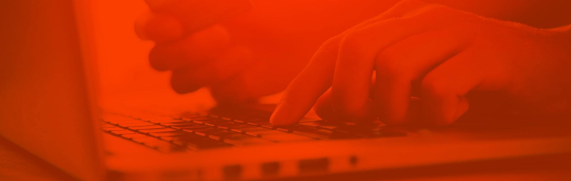 man using Mecka software on his computer