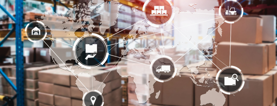 Online inventory management graphic